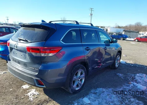 2017 Toyota Highlander Limited z USA, uszkodzony, nr VIN 5TDDZRFH4HS477967
